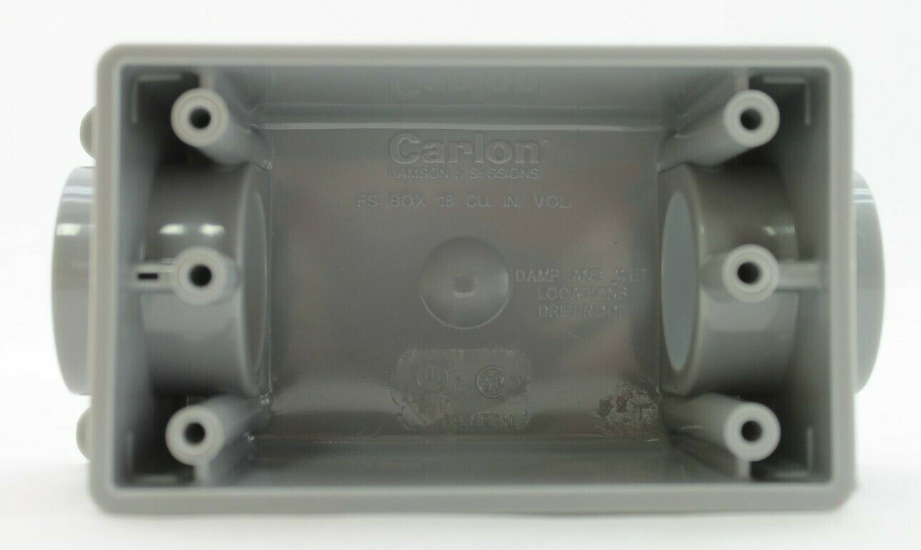Carlon E981FFN-CAR Marine Outlet Box
