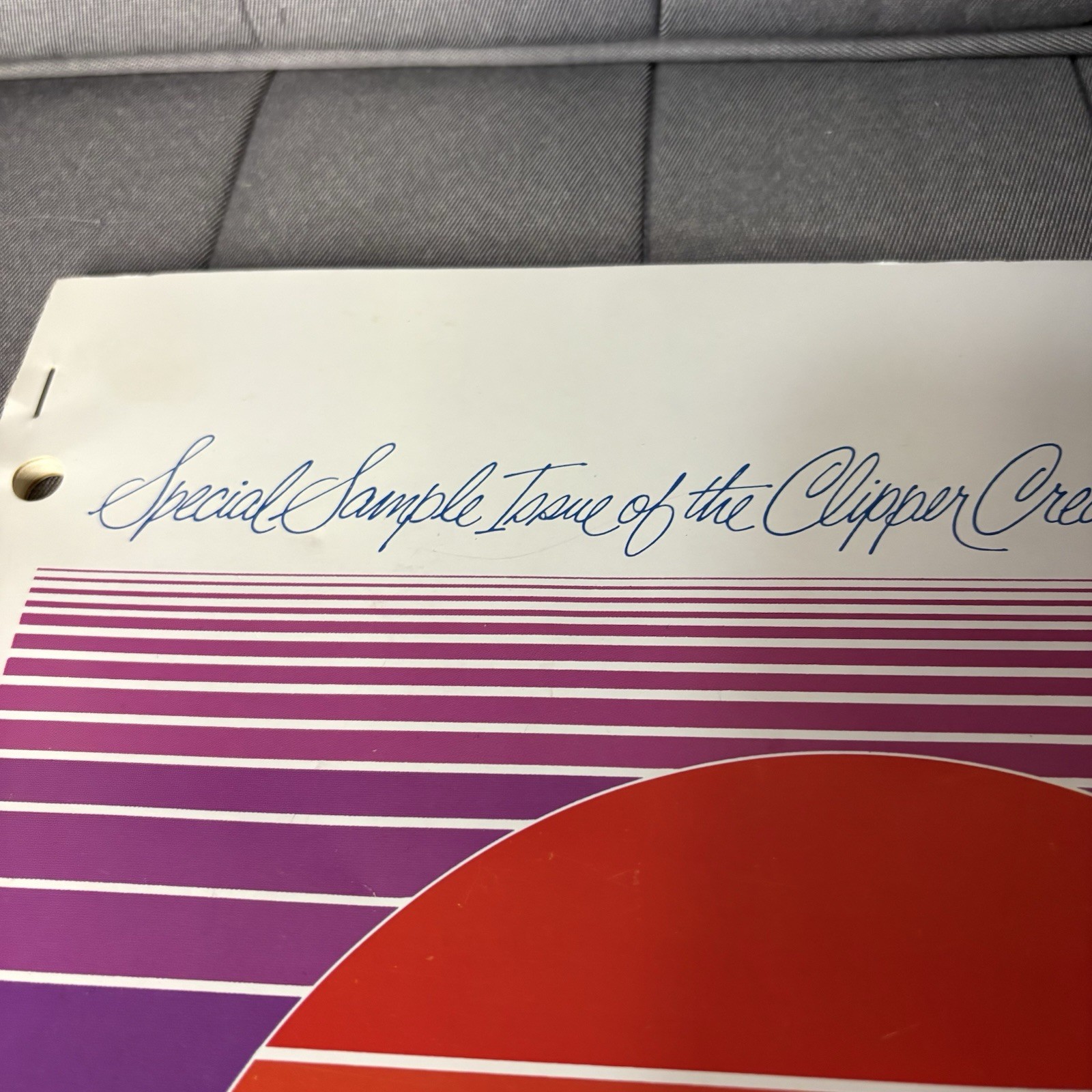 1970s Graphic Clipper Creative Arts Special Sample Issue Color Large Clip Art