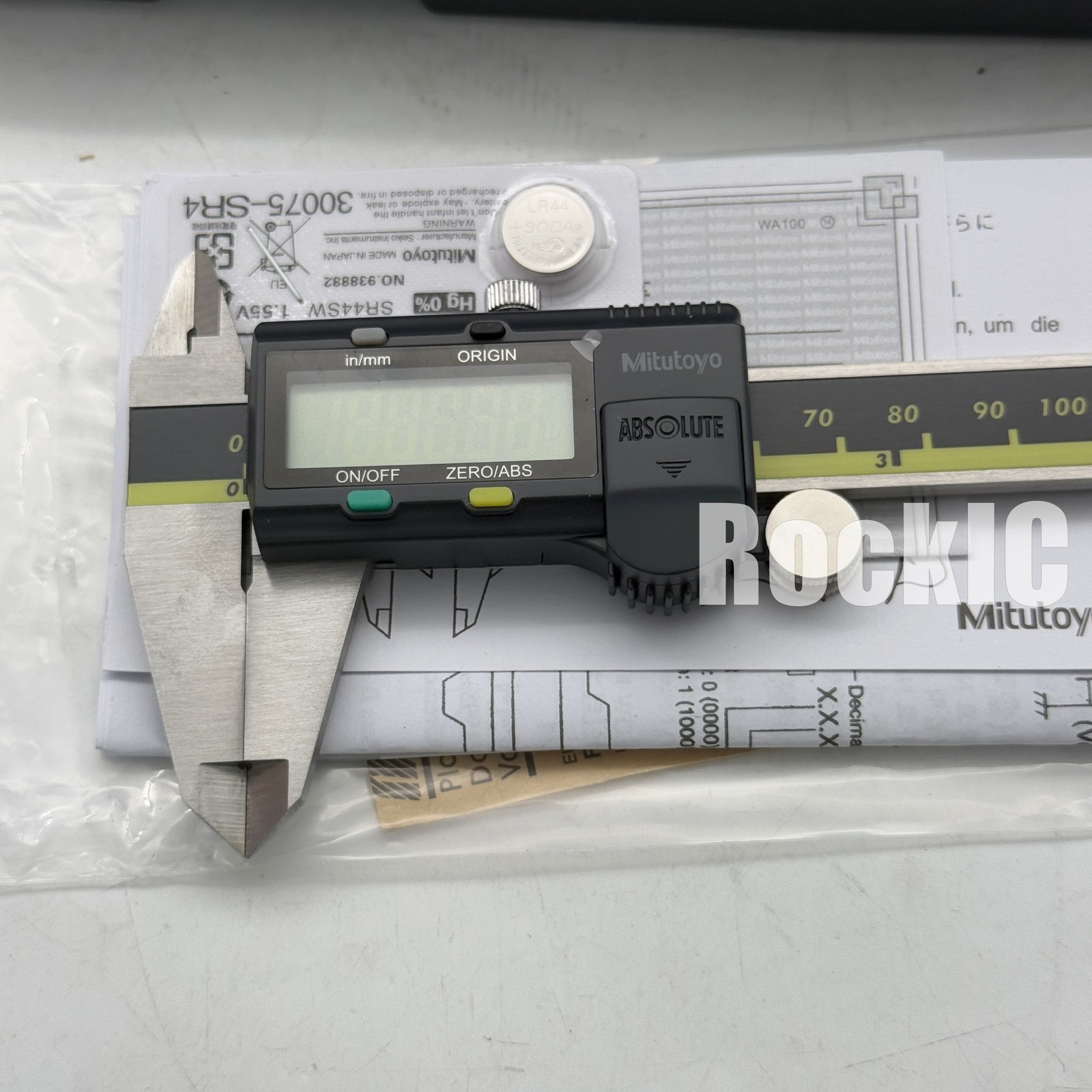 New 500-196-30 Mitutoyo Digital Caliper | 0-6″ (150mm) | Absolute Encoder US