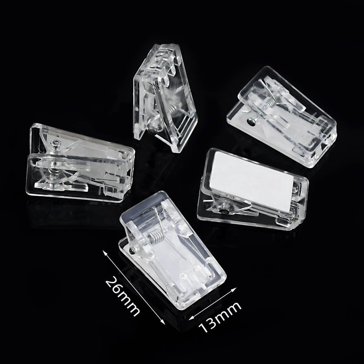 20 Pcs Self Adhesive Clips for Wall Hanging Photo Tapestry Poster Paper