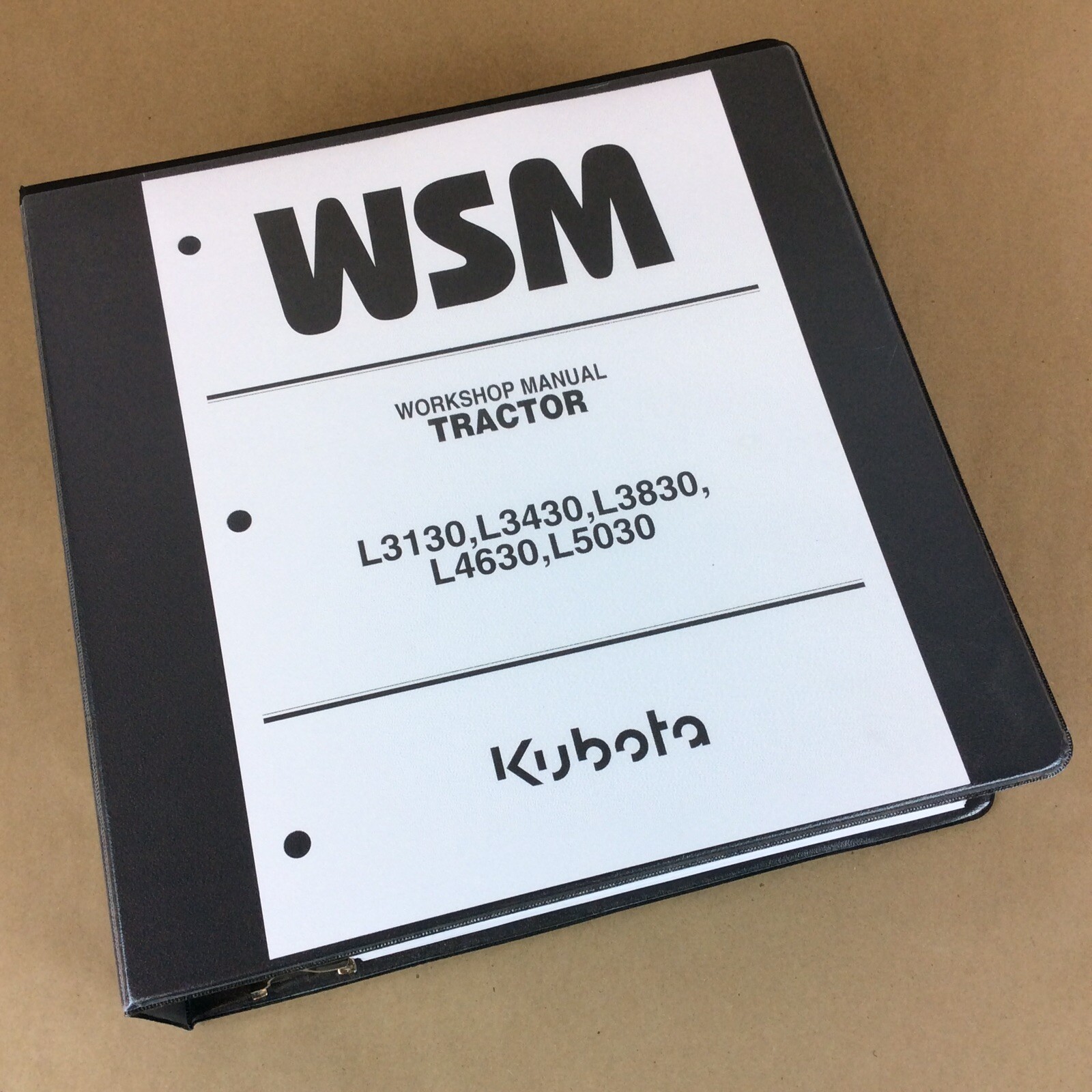 Kubota L3130 L3430 L3830 L4630 L5030 Service Manual Repair Workshop Shop Book