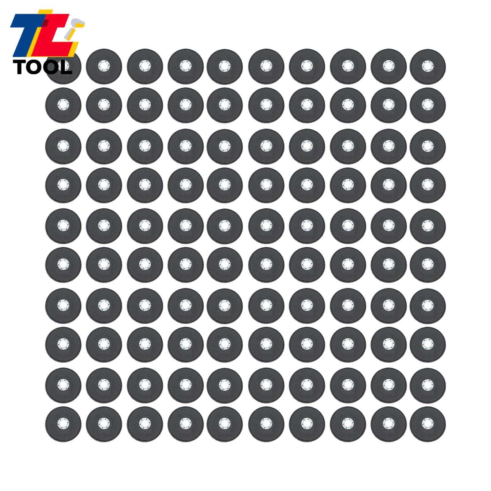 100 PCS 4-1/2″×7/8″ 40 Grit Premium Zirconia Flap Disc Sanding Grinding