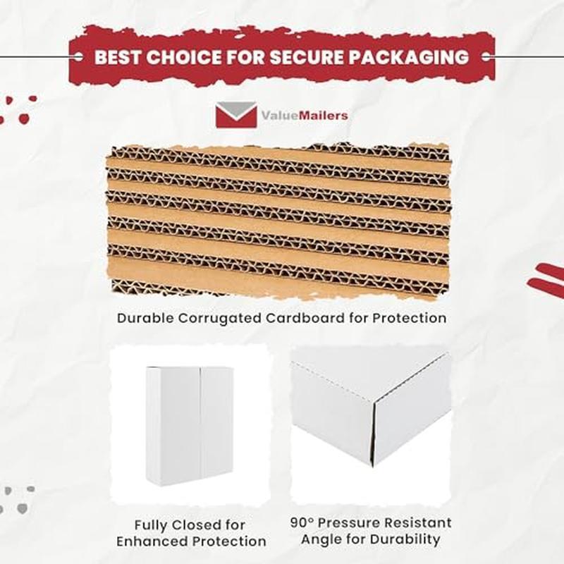 100 LP Record Mailers Cardboard Shipping Boxes Multi-Depth Holds 1-4 Albums New