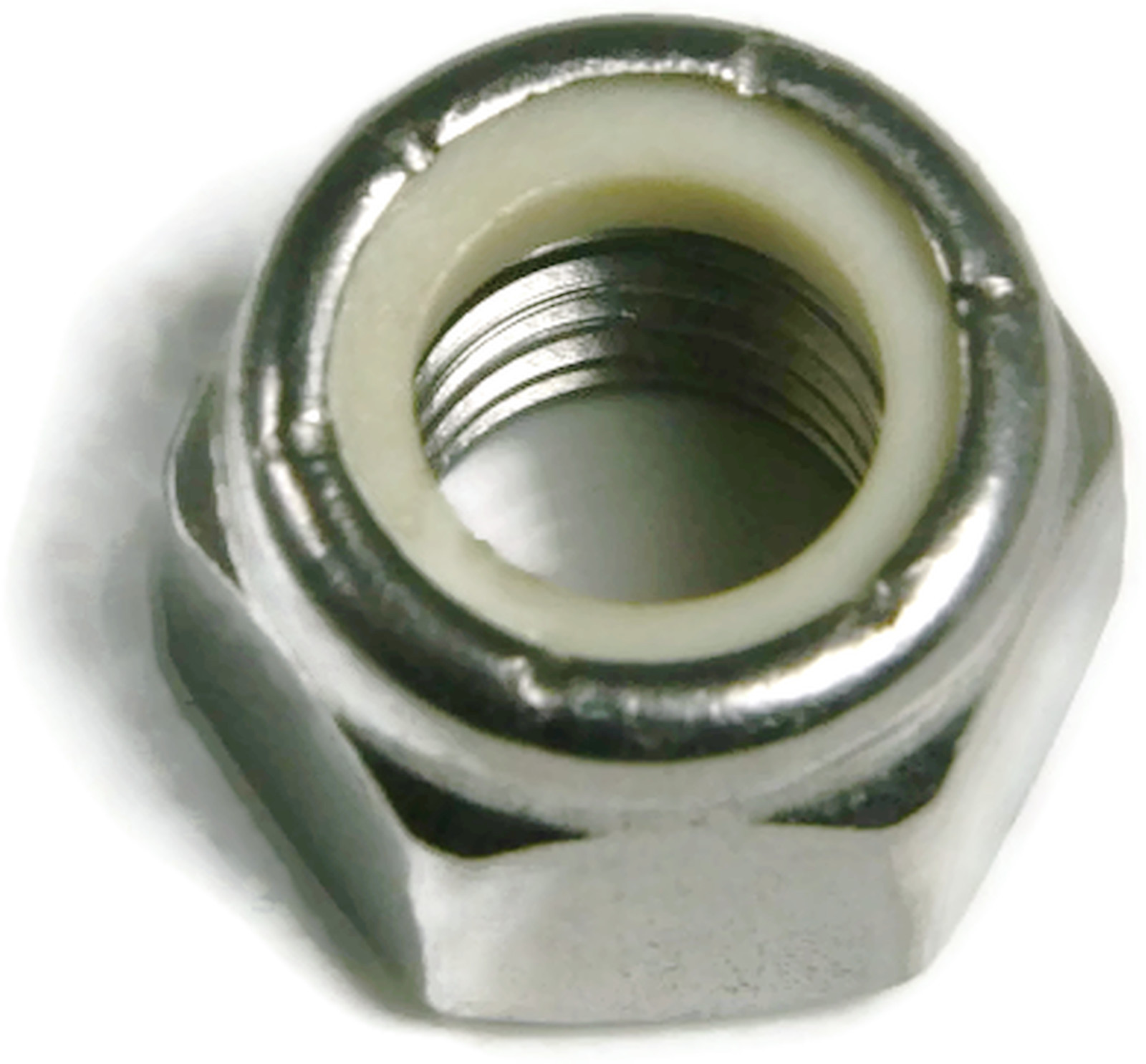 Stainless Steel Nylon Insert Lock Hex Nut UNC #6-32, Qty 1000