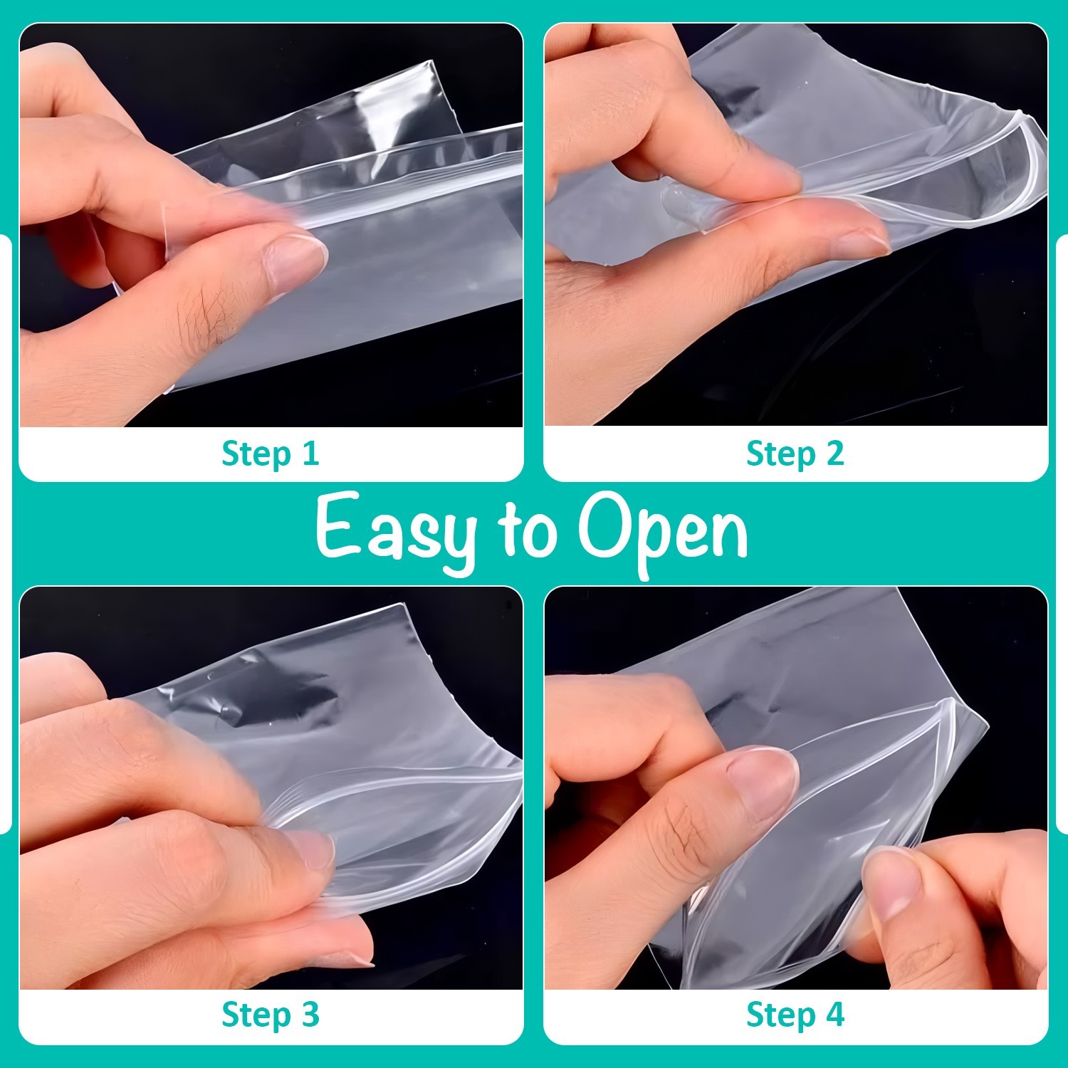 GRIP SEAL BAGS CLEAR SELF RESEALABLE POLYTHENE POLY PLASTIC ZIP LOCK ALL SIZES