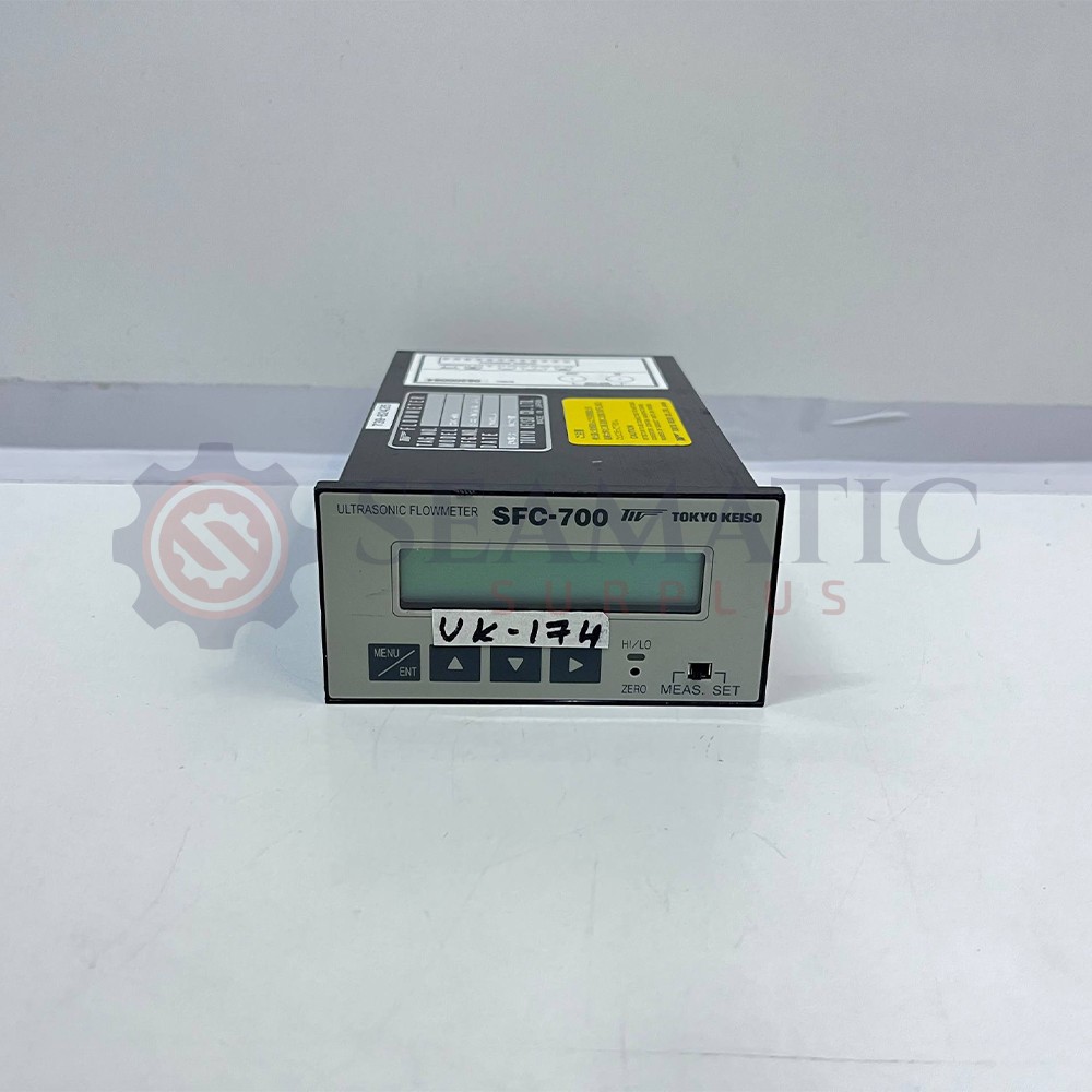 TOKYO KEISO SFC-700 ULTRASONIC FLOWMETER , UK#174