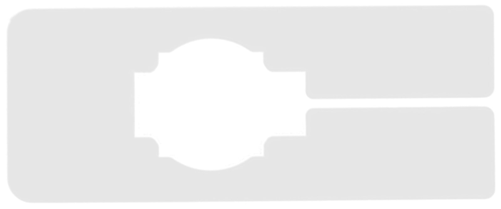 Plastic 40 Blank Rectangular Size Dividers for Retail Clothing Racks