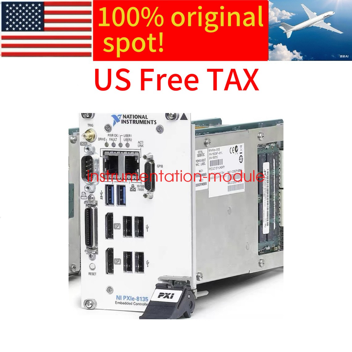 US Free TAX NEW NI PXIe-8135 PXIe8135 PXIe, Quad-Core PXI. new in box