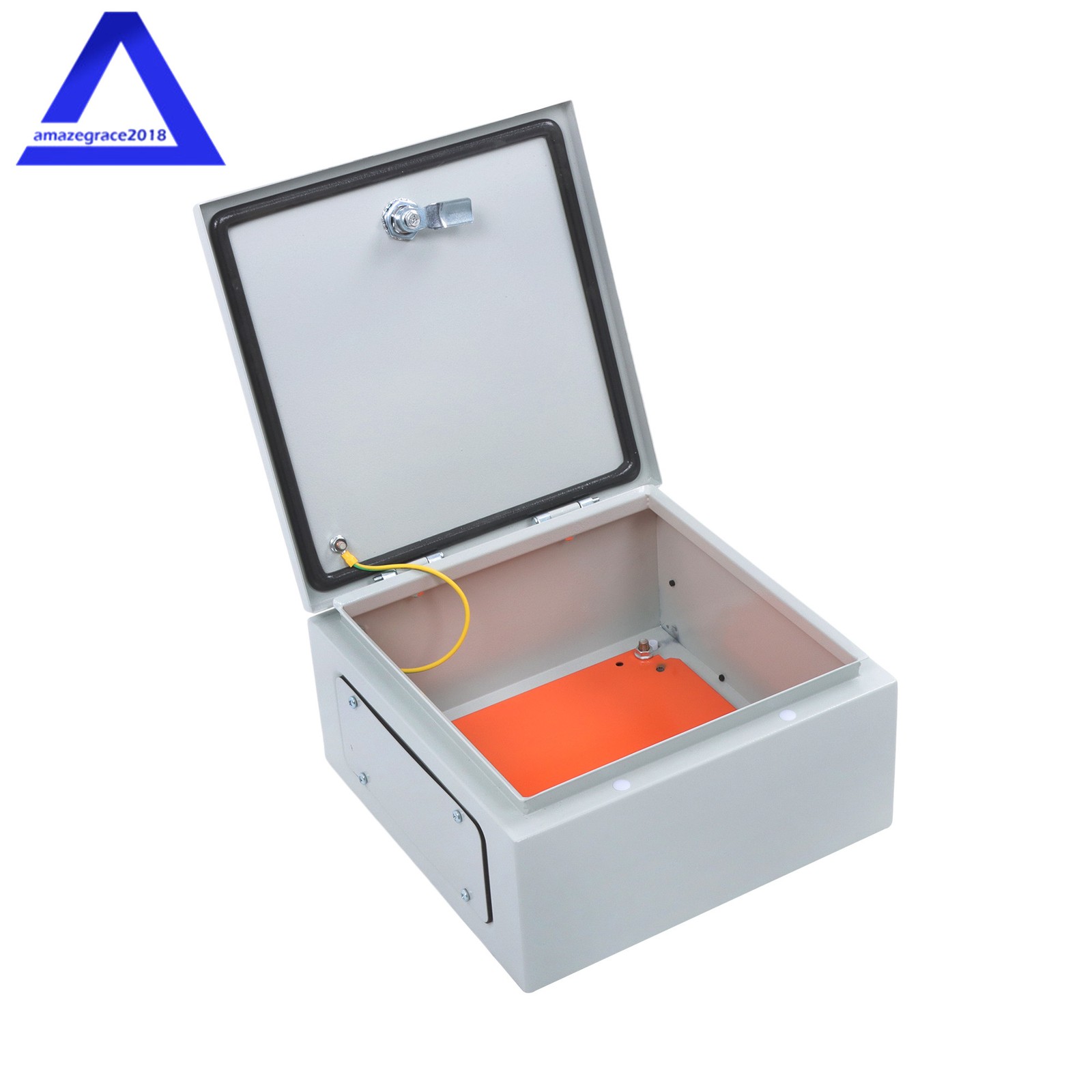 12×12×6” Carbon Steel Electrical Enclosure IP65 Wall Mount Junction Box w/ Lock
