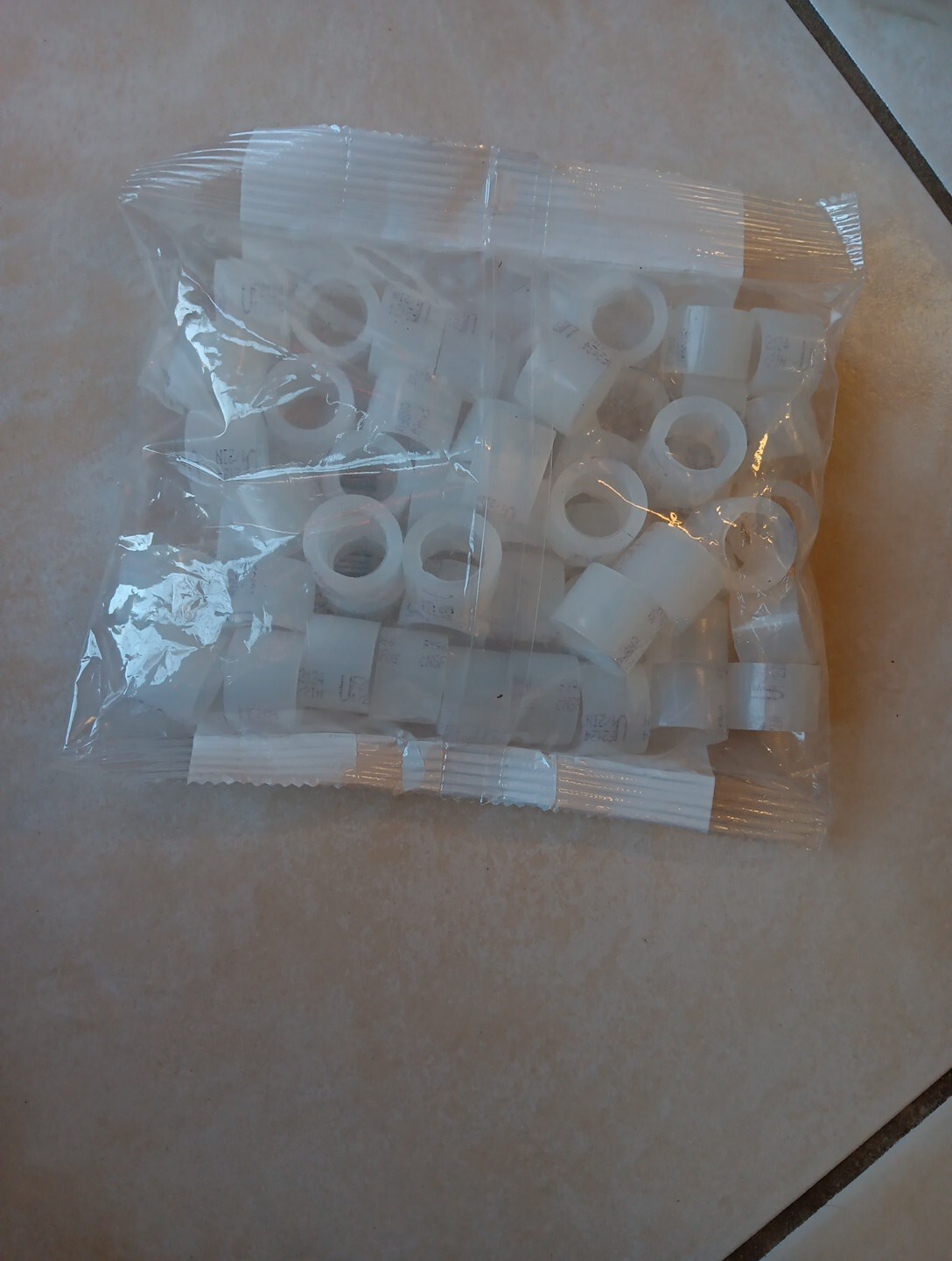 Uponor Q4690512 ProPEX 1/2 in Plastic PEX Expansion Ring with Stop, PK 50