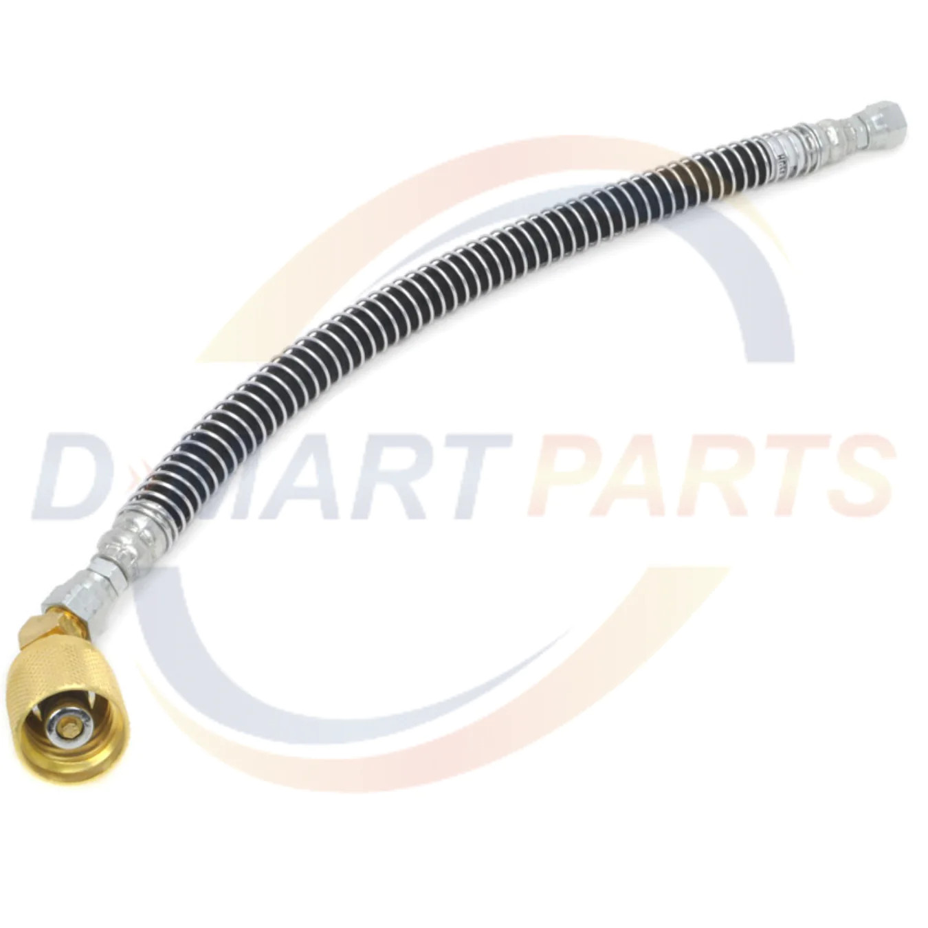 Hose 18″ Forklift Propane LPG Rego female 7141F tank connector Crimped Spiral