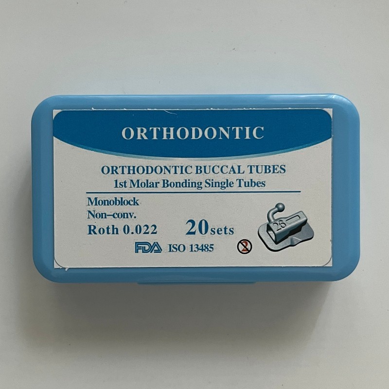 20Sets Dental Orthodontic Buccal Tubes 1st 2nd Molar Tube Roth MBT 022 Non-Con