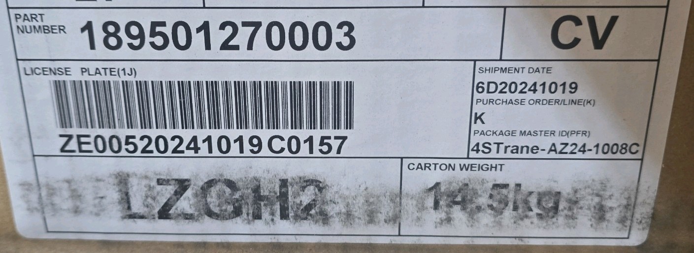 TRANE Coil Homer XMCO-403-EBBC3R2FW
