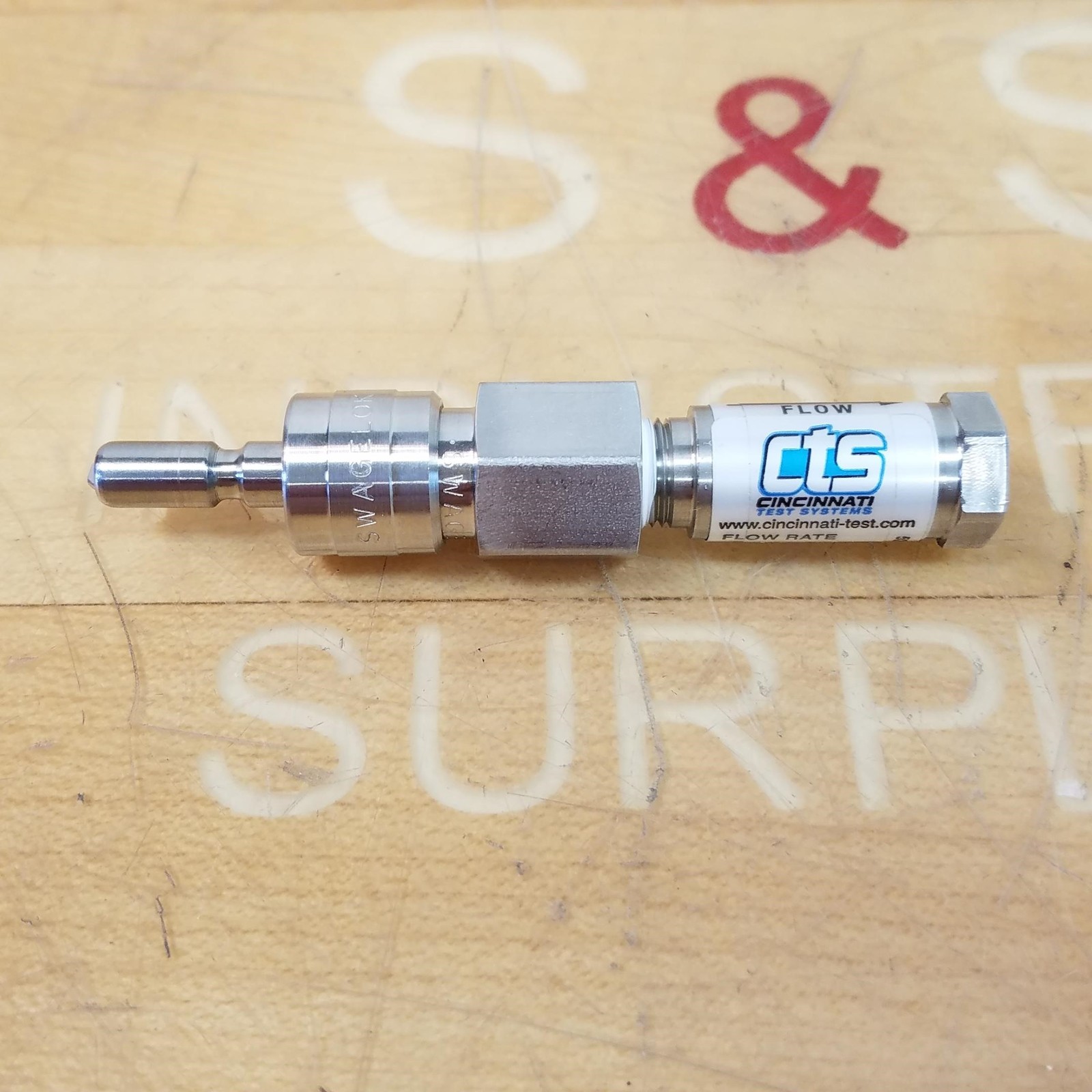 Cincinnati Test Systems 520-480.0scc/m-68.9kPa-U Hydraulic Orifice – NEW