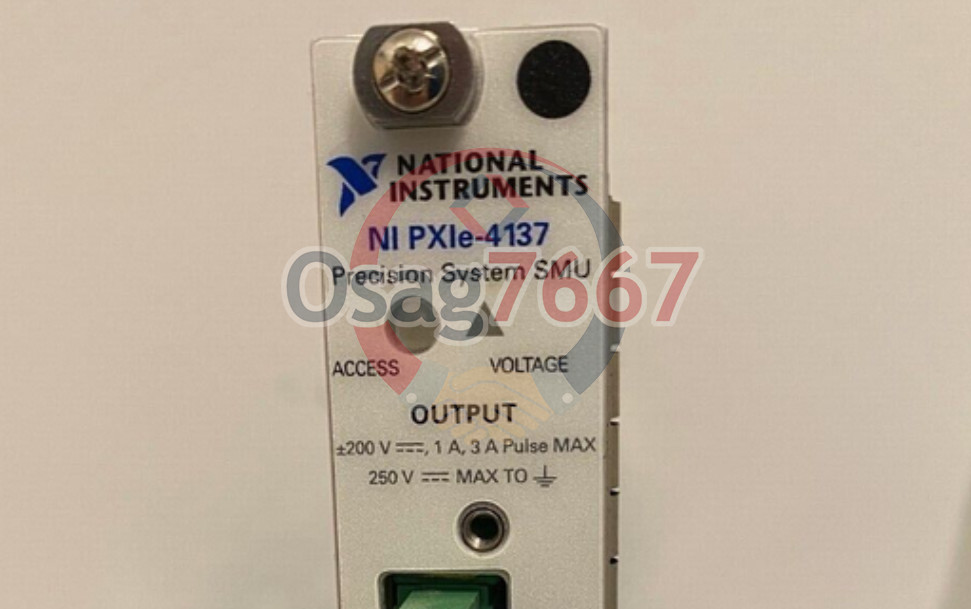 One National Instruments Controller module NI PXIe-4137 Used