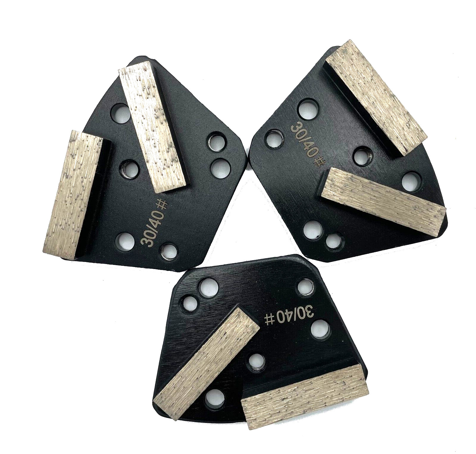 6PK Bolt on Trapezoid Diamond Grinding Disc for Concrete Grinders Medium Bond