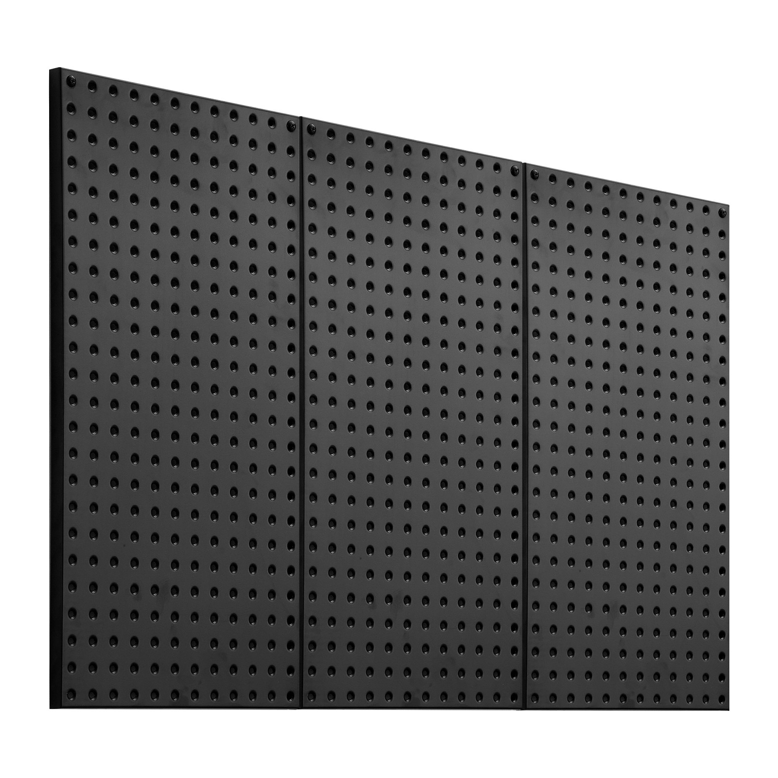 VEVOR Metal Pegboard Panels 3 Pcs 24″ x 12″ Wall Organizer for Garage Tool