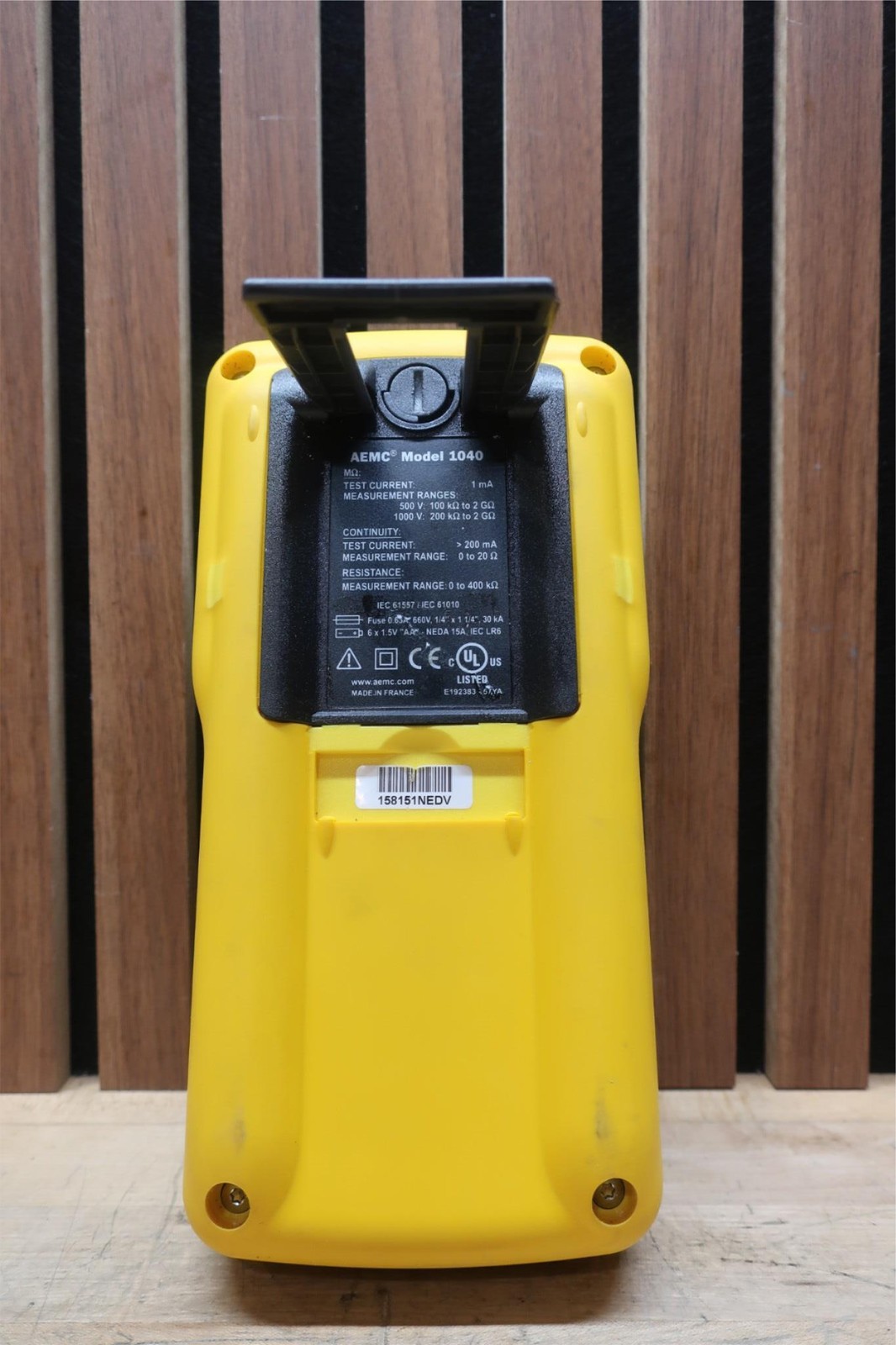 AEMC 1040 | Megohmmeter 1000V Insulation Resistance Tester w/ Hard Case
