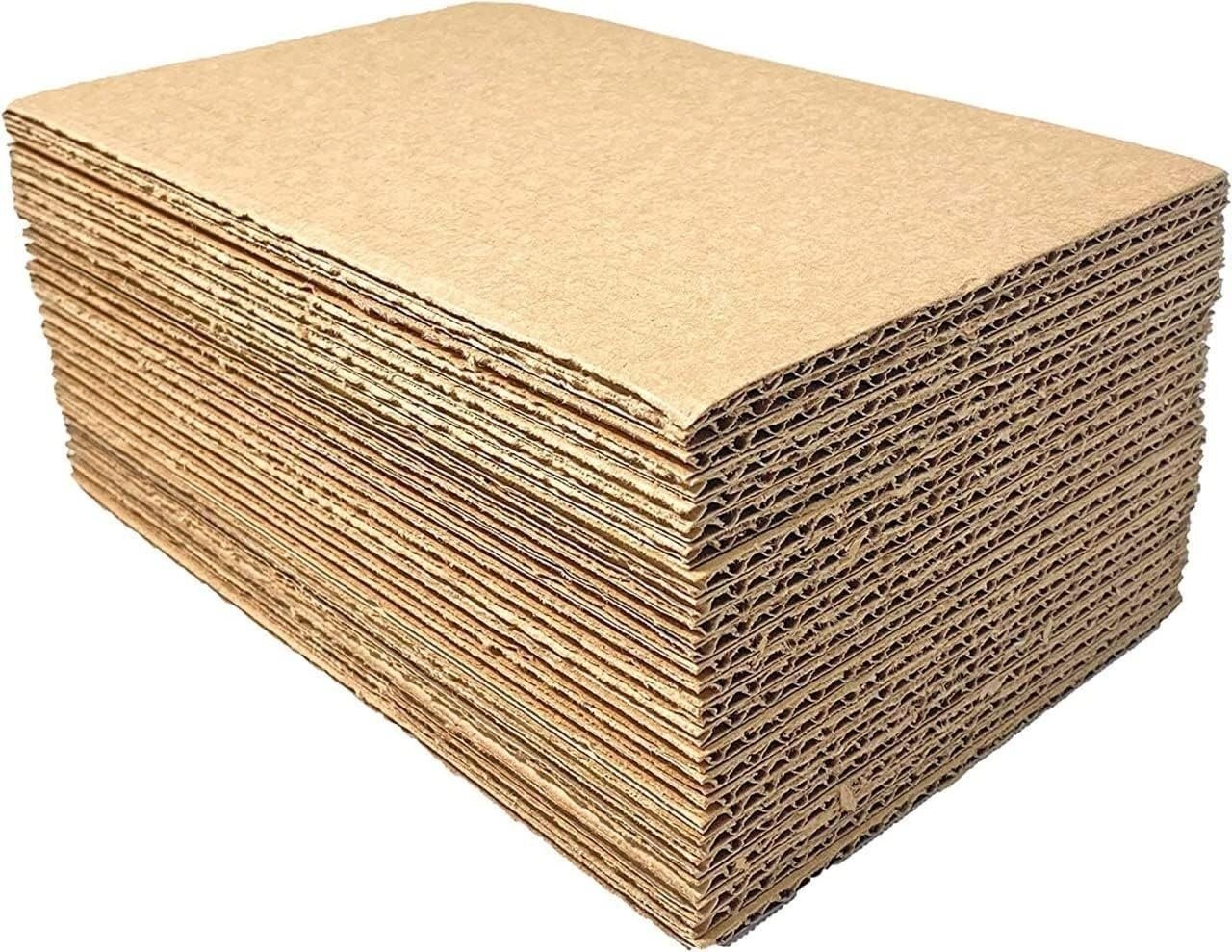 50 12.375×12.375 LP Cardboard Corrugated Pads Inserts Filler Sheet 12.375 x…