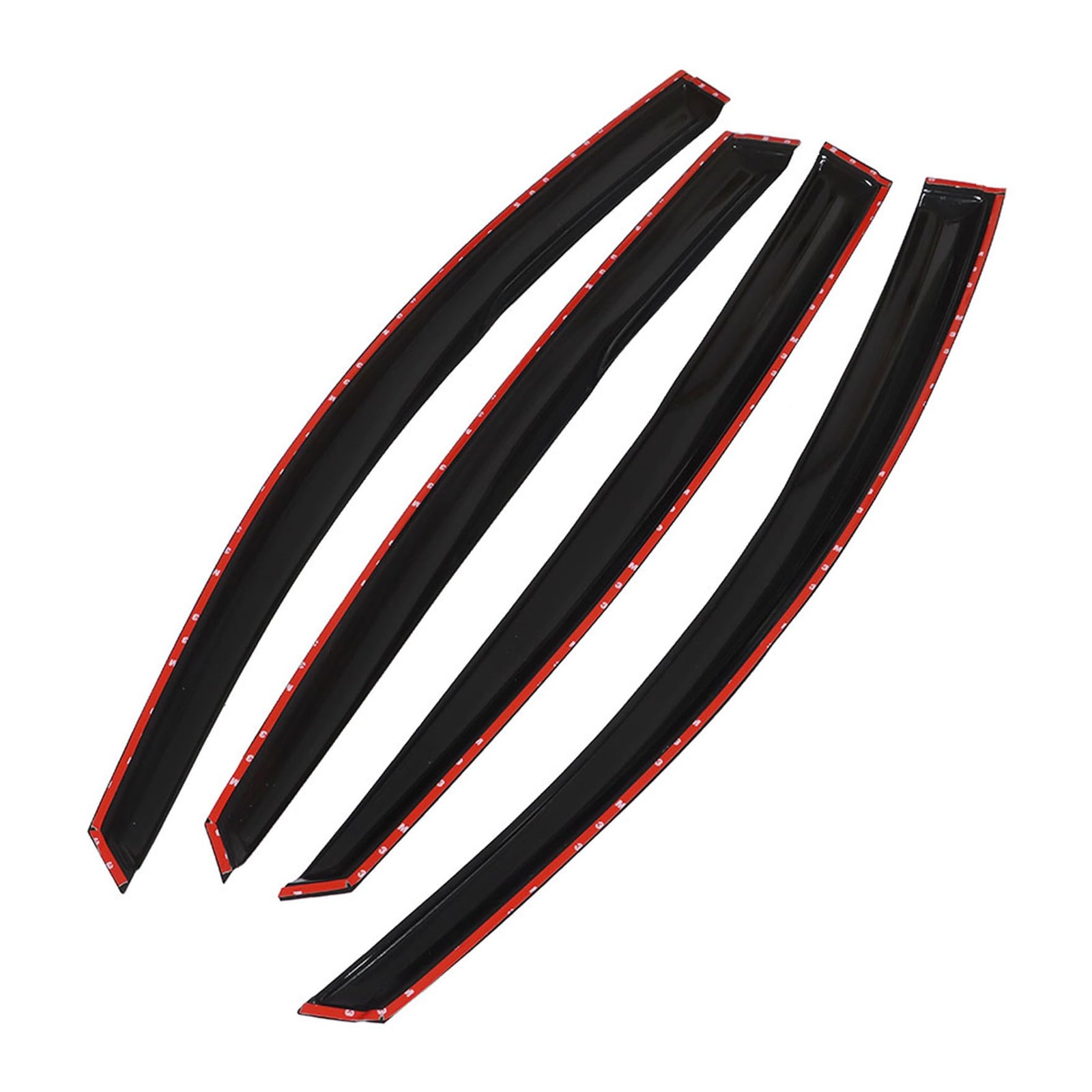 Window Visor Rain Guard Vent Shade 4pcs Kit for 2011-2015