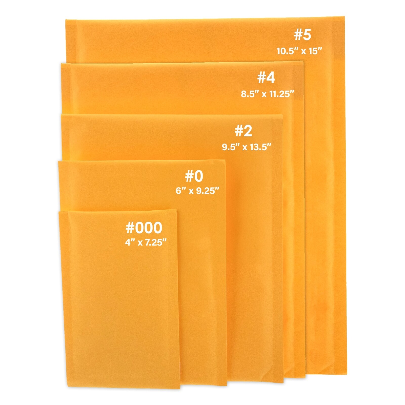BAZIC 6″ X 9.25″ (#0) Self-Seal Bubble Mailers-pack of 50