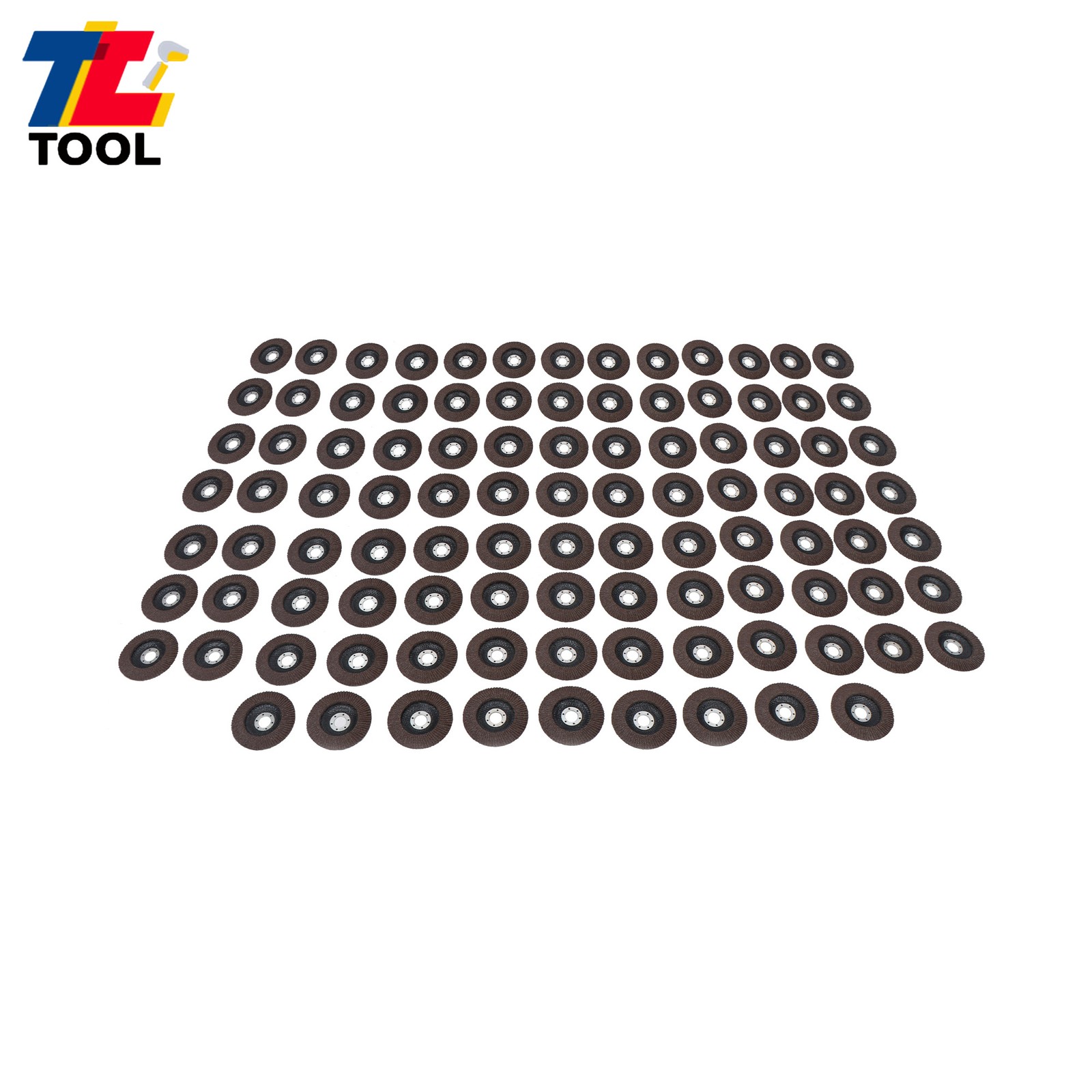 100 PCS 4-1/2″×7/8″ 40 Grit Premium Zirconia Flap Disc Sanding Grinding