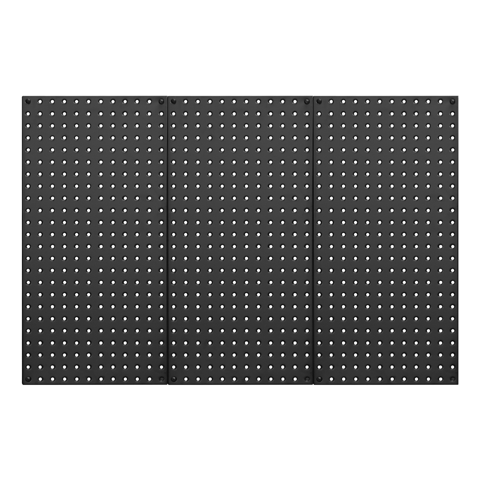 VEVOR Metal Pegboard Panels 3 Pcs 24″ x 12″ Wall Organizer for Garage Tool