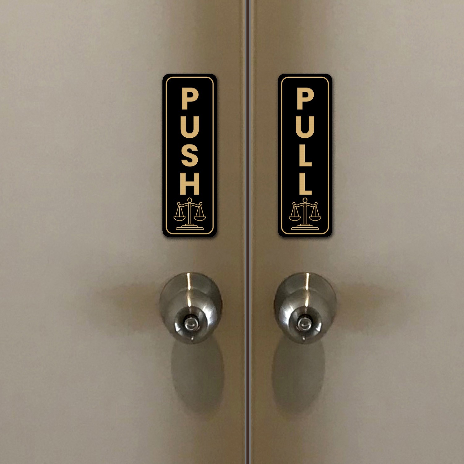 Signs ByLITA Vertical Push and Pull Door Signs (Legal Office) Door Sign