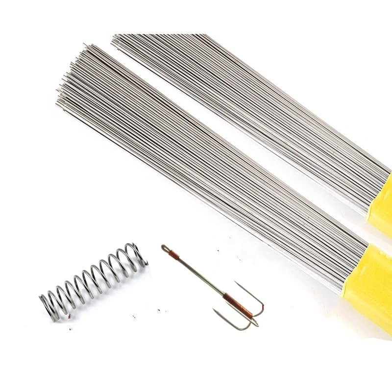 25PCS 40CM 15.7″ Stainless Steel Spring Wire Hard Full Straight 2.0mm Fishing…