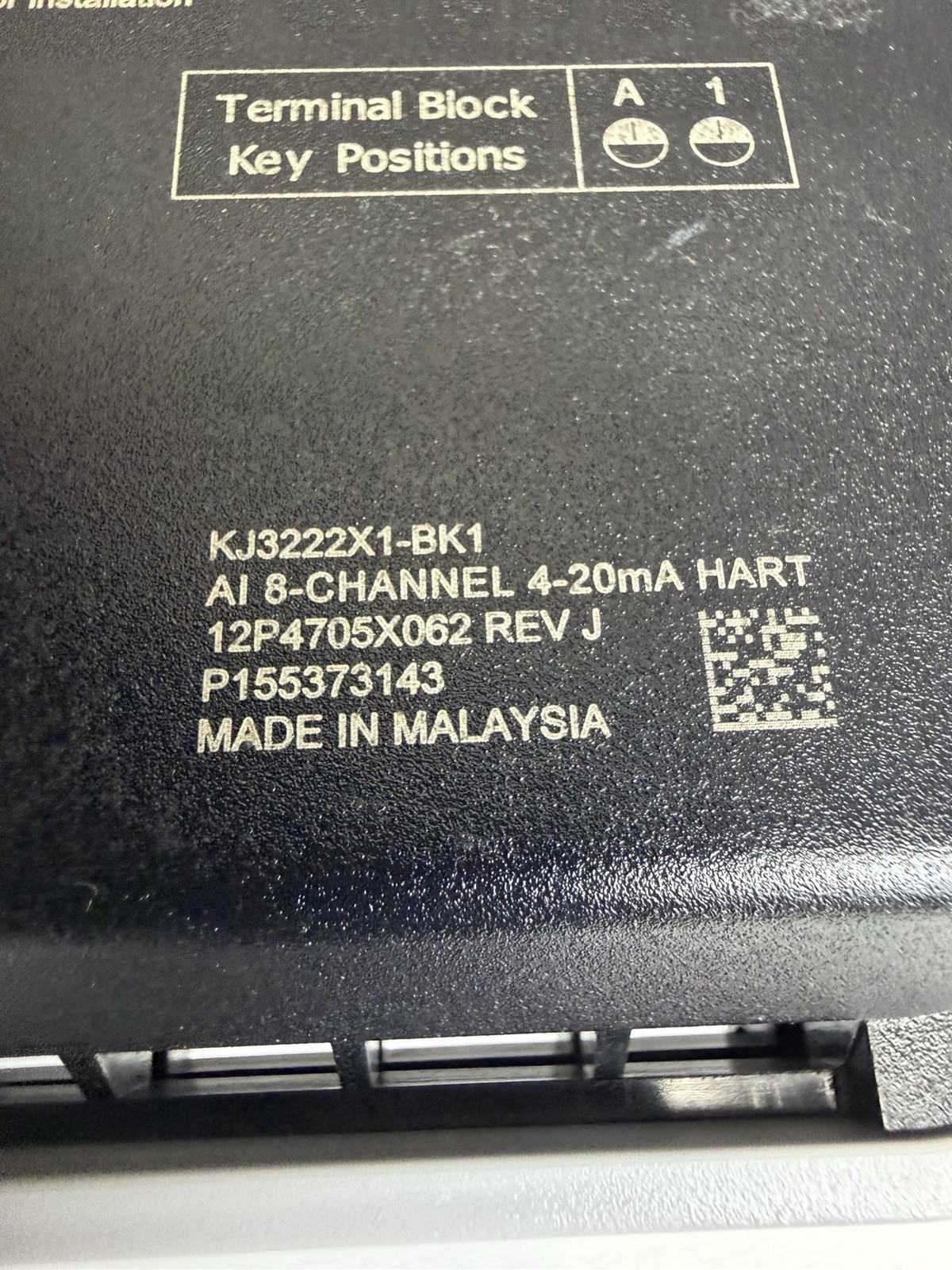 EMERSON KJ3222X1-BK1 AI 8-Channel 4-20MA HART *Guaranteed* Ships Fast