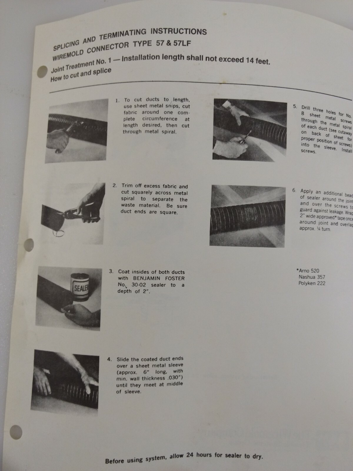 Joint Connector Type 57 Class 1 Issue No. 12.200 The Wiremold Company