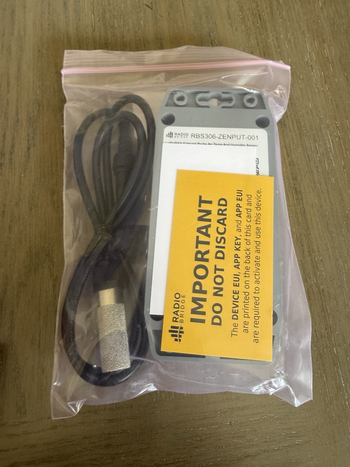 Multitech systems Lorawan external probe air temp and humidity sensor