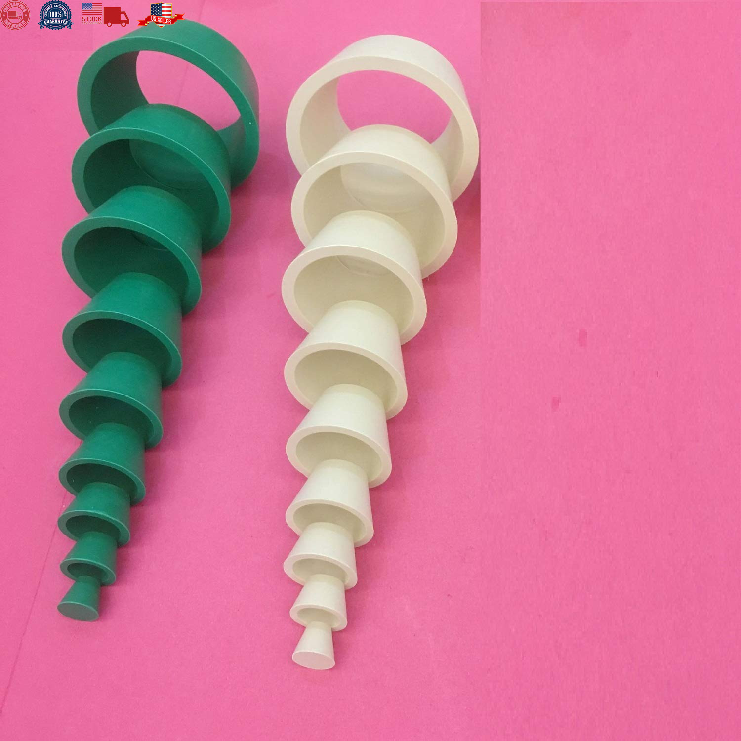 9 Count Filter Adapter Cones Set , Buchner Funnel Flask Adapter Set ,