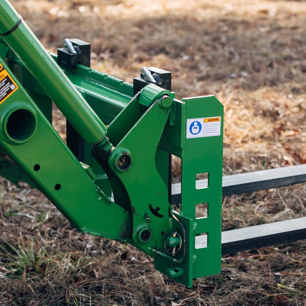 Titan Attachments Hook and Pin Pallet Fork Frame with 36″ Fork Blades