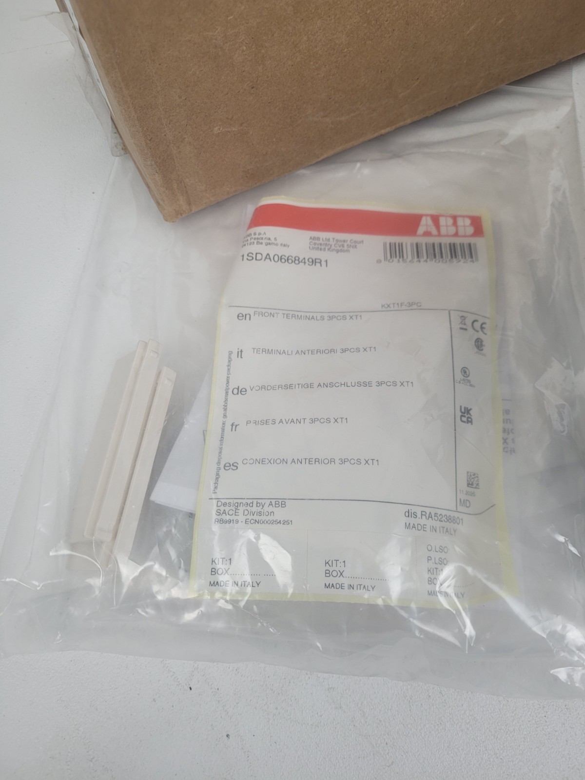 XT1NU3020AYD000XXX ABB 20A 600Y/347VAC Circuit Breaker – Next Day Option – New