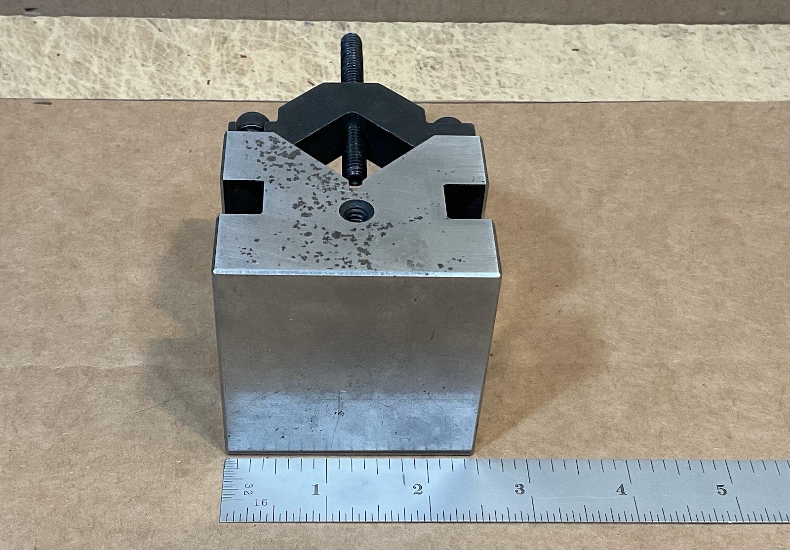 V-Block With Clamp Unmarked