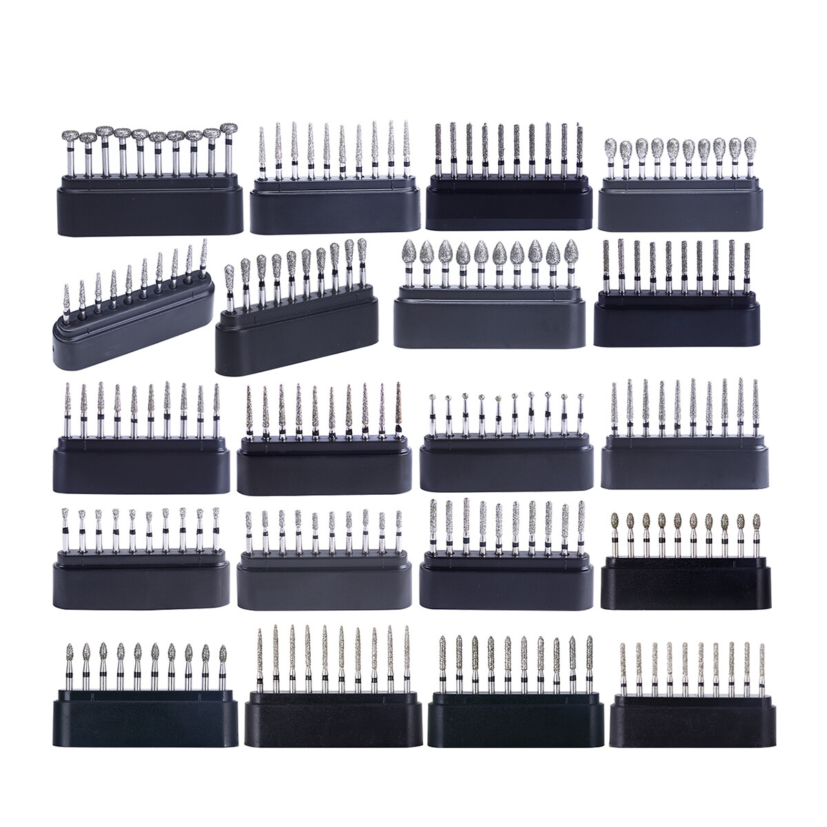 22 Models Dental Polishing Super Coarse Diamond FG Burs For High Speed Handpiece