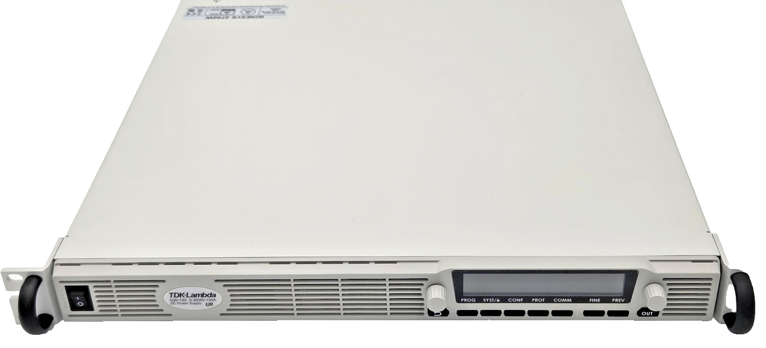 TDK-Lambda Genesys 2700W G20-135-3P400 EHFP DC Power Supply 0-20V 135A Tested Re