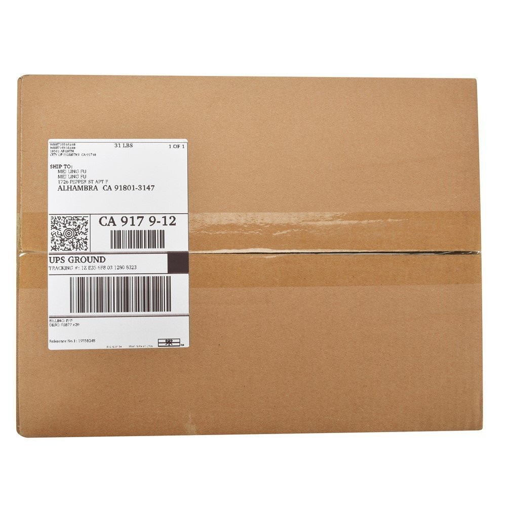 4000-20000 4×6 Fanfold Direct Thermal Shipping Labels Perforated Label For Zebra