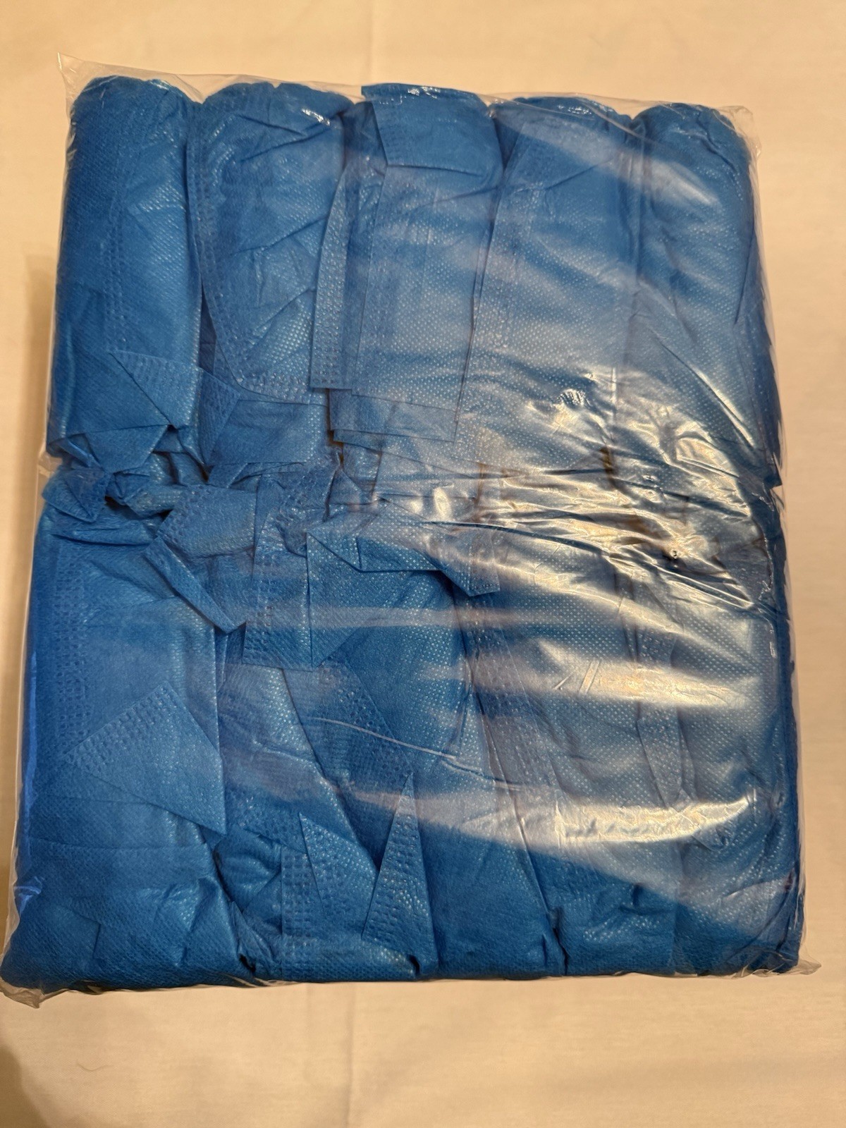 Blue Non-Woven Disposable Shoe Covers 241242 for Lab Dental Emergency