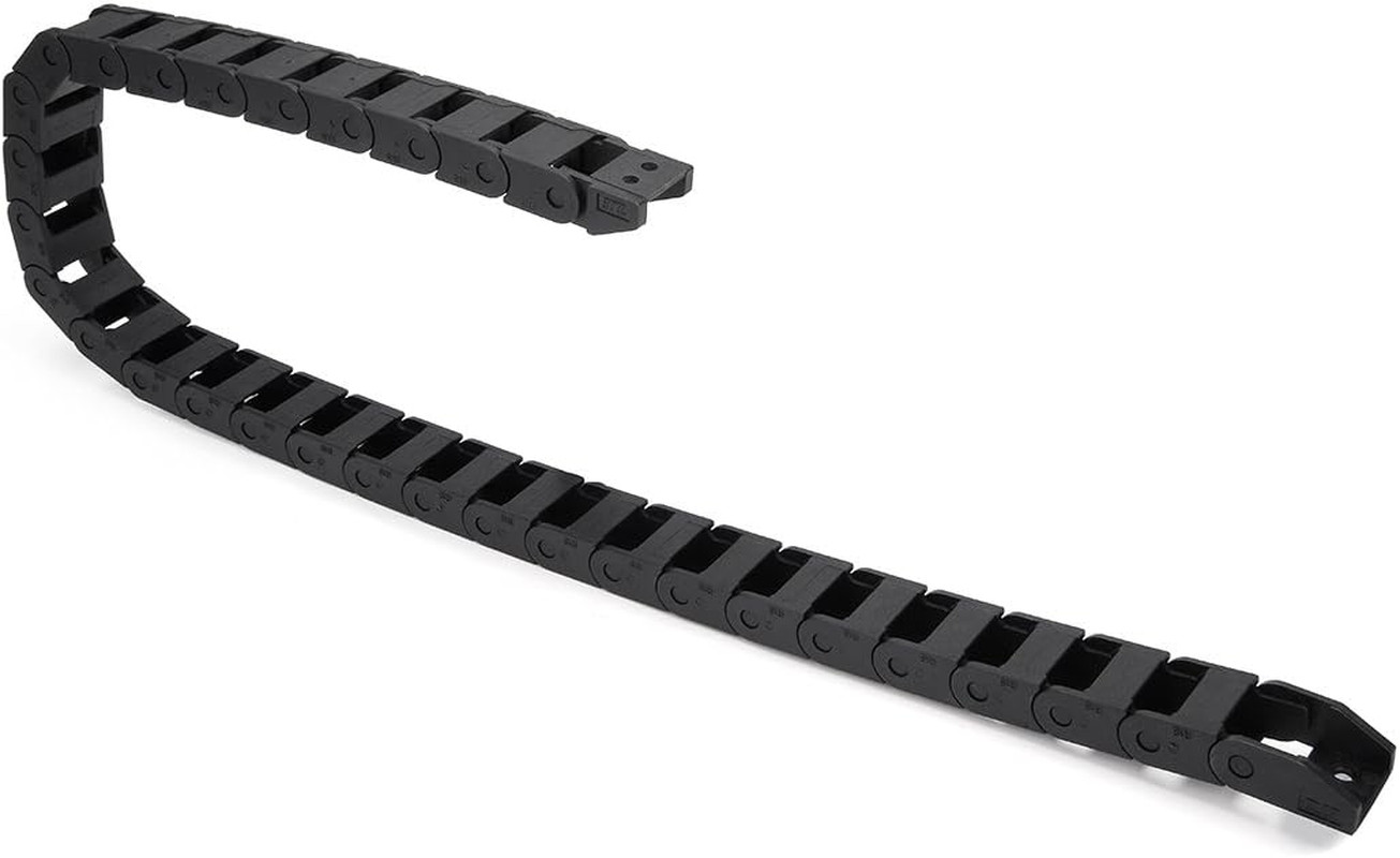 R18 10Mm Electrical Equipment X 15Mm Black Plastic Cable Wire Carrier Drag Chain