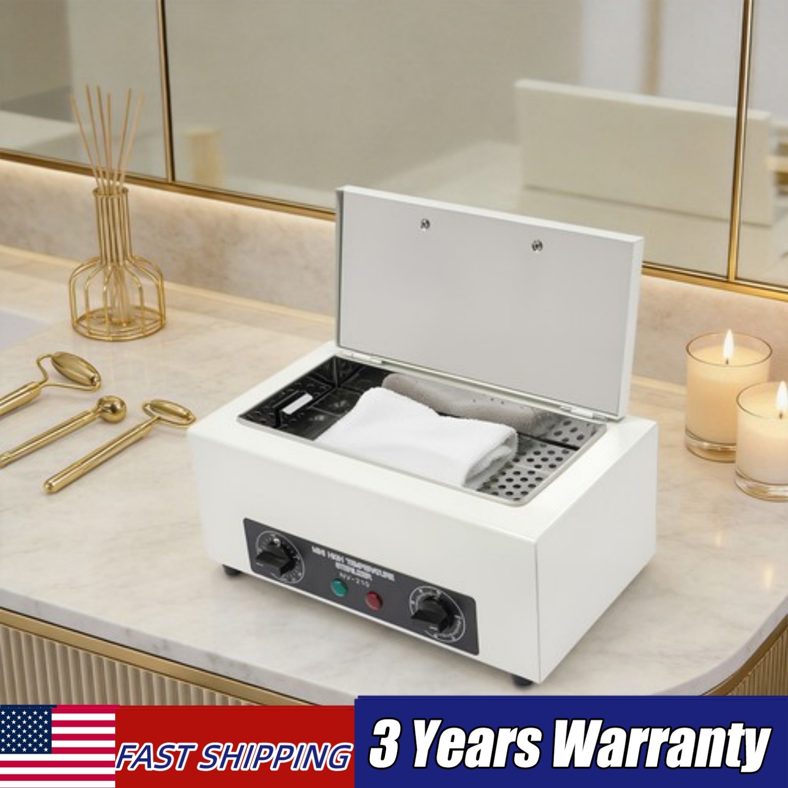 Dental Medical Dry Heat Sterilizer Autoclave Vet Tattoo Sterilizer Equipment US