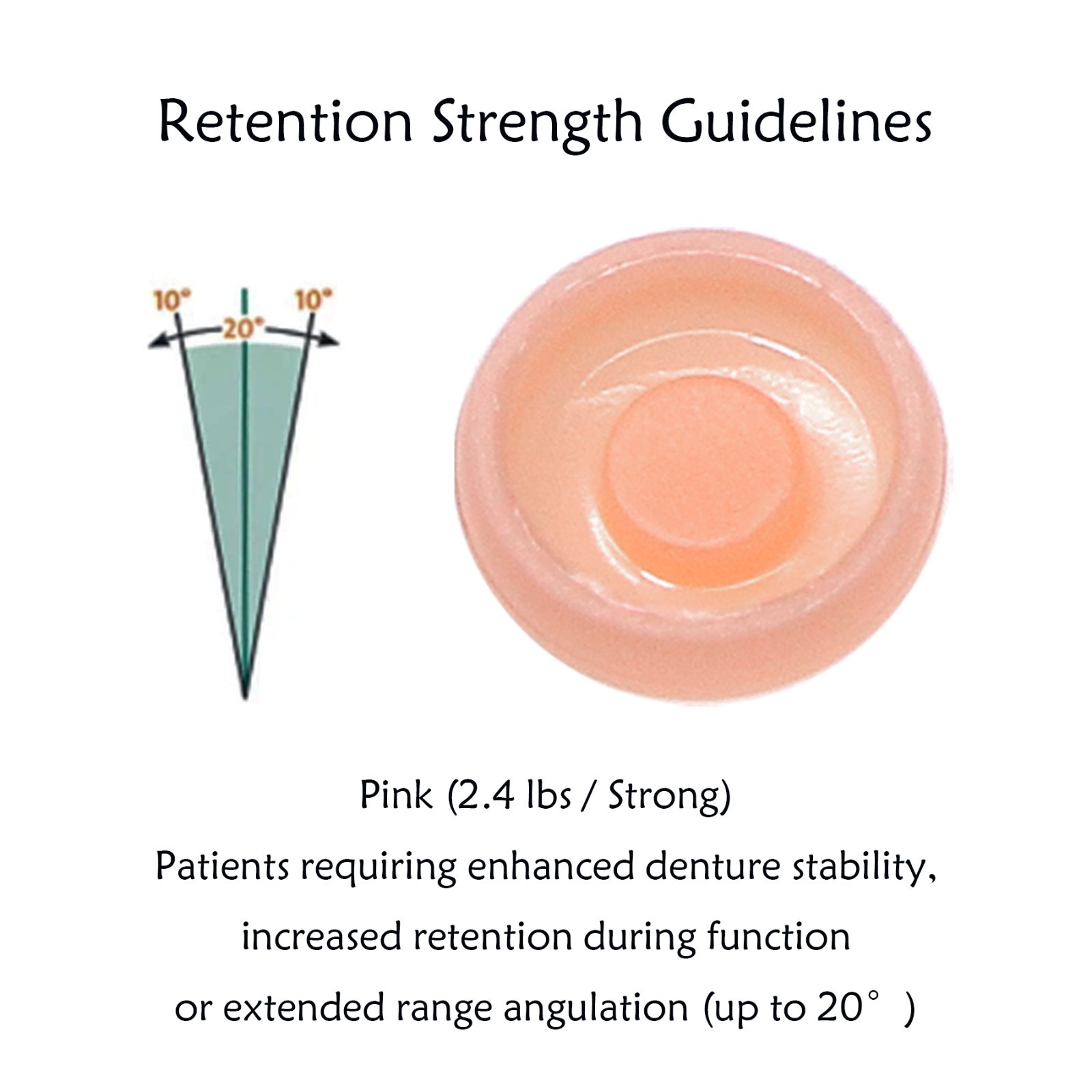 Dental Overdenture Locator Implant Abutment Retention male Cap processing Insert