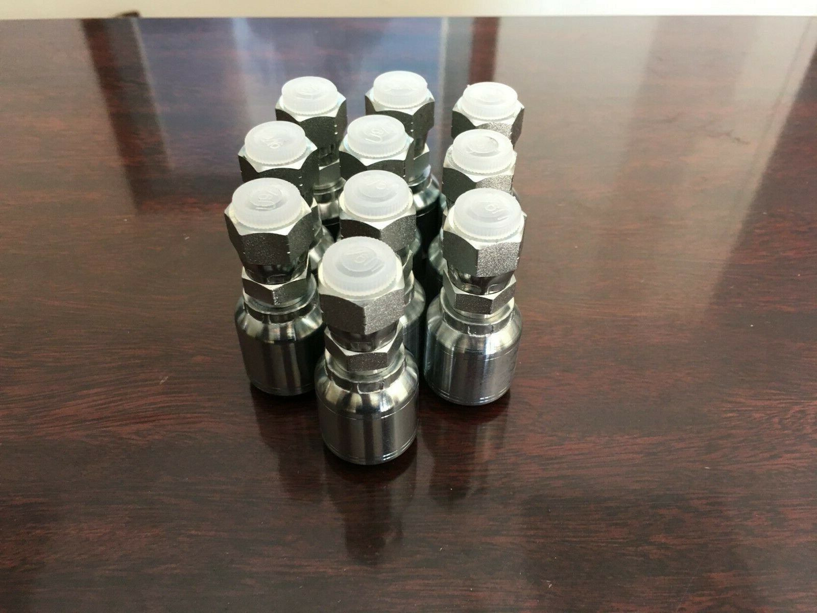 “10 PK FJX-06-06 3/8″ Hydraulic Hose x 3/8” JIC Female Swivel Fitting 10643-6-6