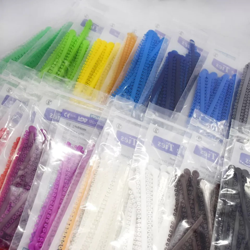 1000pcs Dental Orthodontic Elastic Ligature Tie Ligadura Ortodoncia Rubber Brace