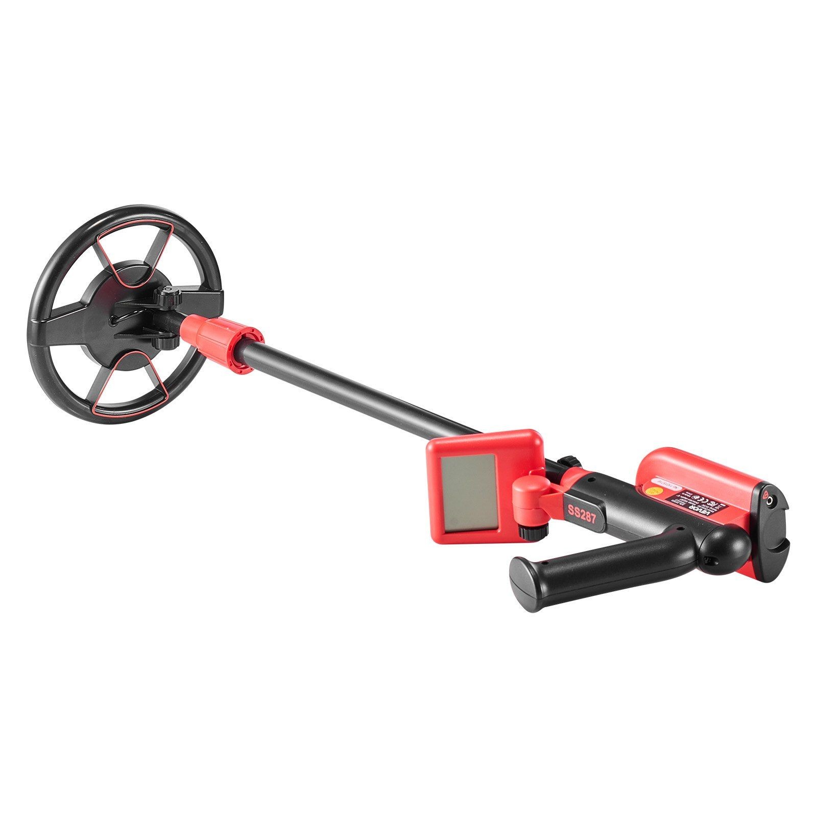 IP68 Waterproof 6″ Metal Detector: 5.8kHz, TN LCD, 22.8-33.8″ Adjustable Handle