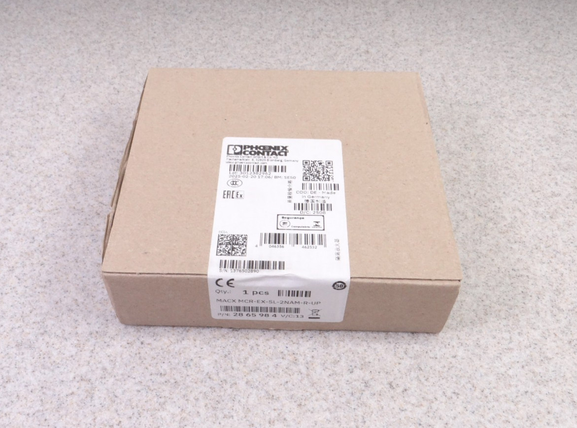 New Phoenix Contact 2865984 Isolating Amplifier Module MACX MCR-EX-SL-2NAM-R-UP