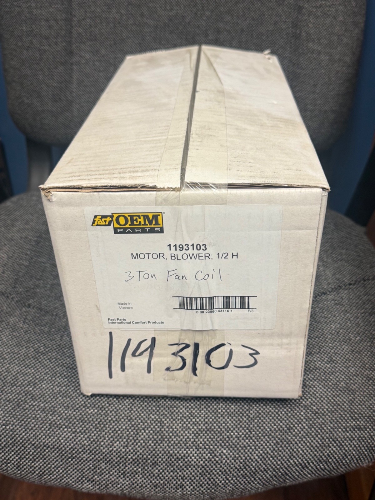 OEM Replacement ICP Blower Motor 1/2HP 1193103