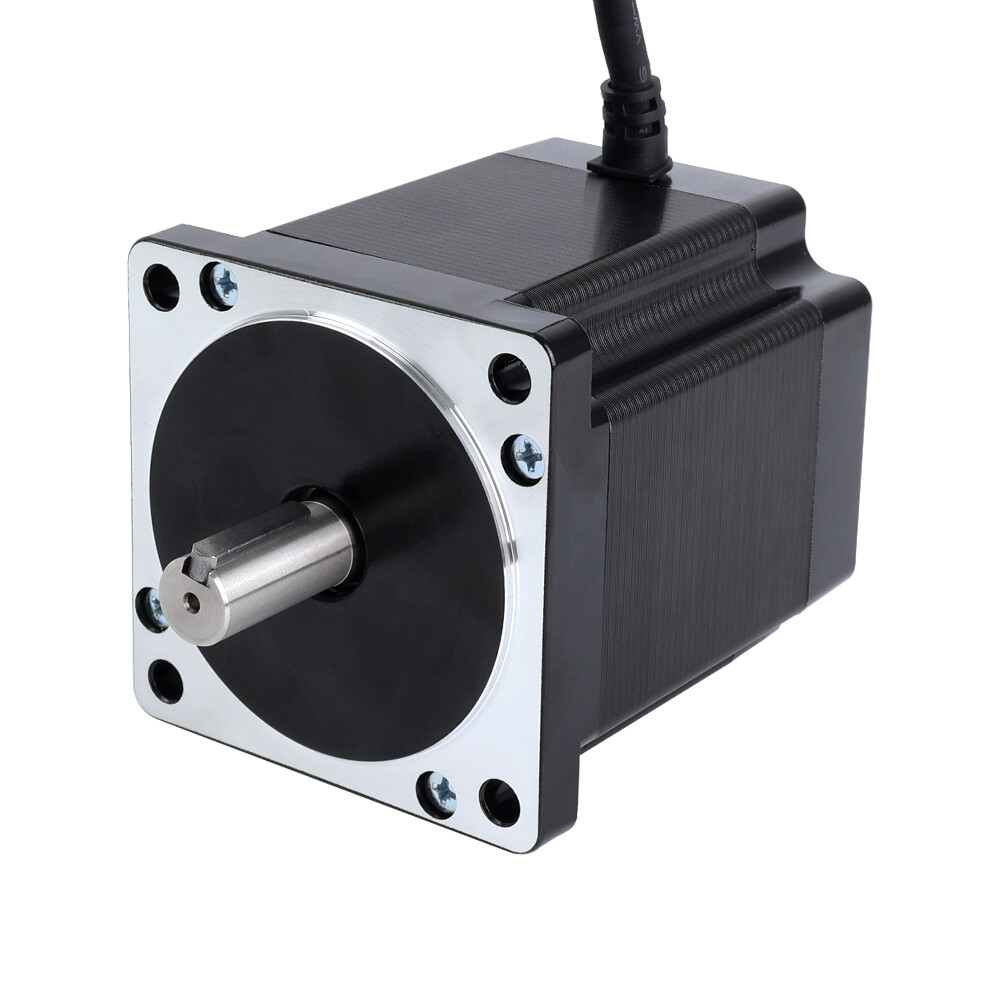 STEPPERONLINE Nema 34 Stepper Motor 1.8deg 1133oz.in/680oz.in 6A Φ14mm CNC