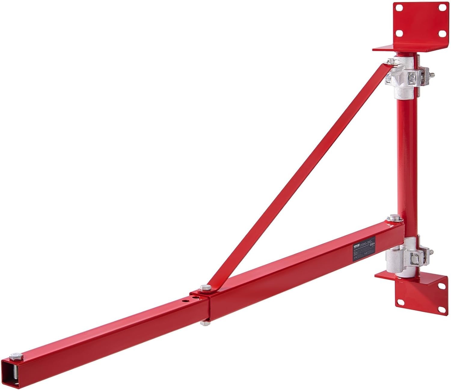 Wall Mount Jib Crane Electric Hoist Support Arm 660 lbs Load Capacity Swivel